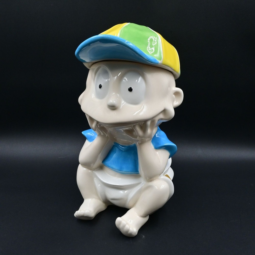 Nickelodeon Rugrats Tommy Pickles With His Hat Cookie Jar 11.5" Vintage 1996